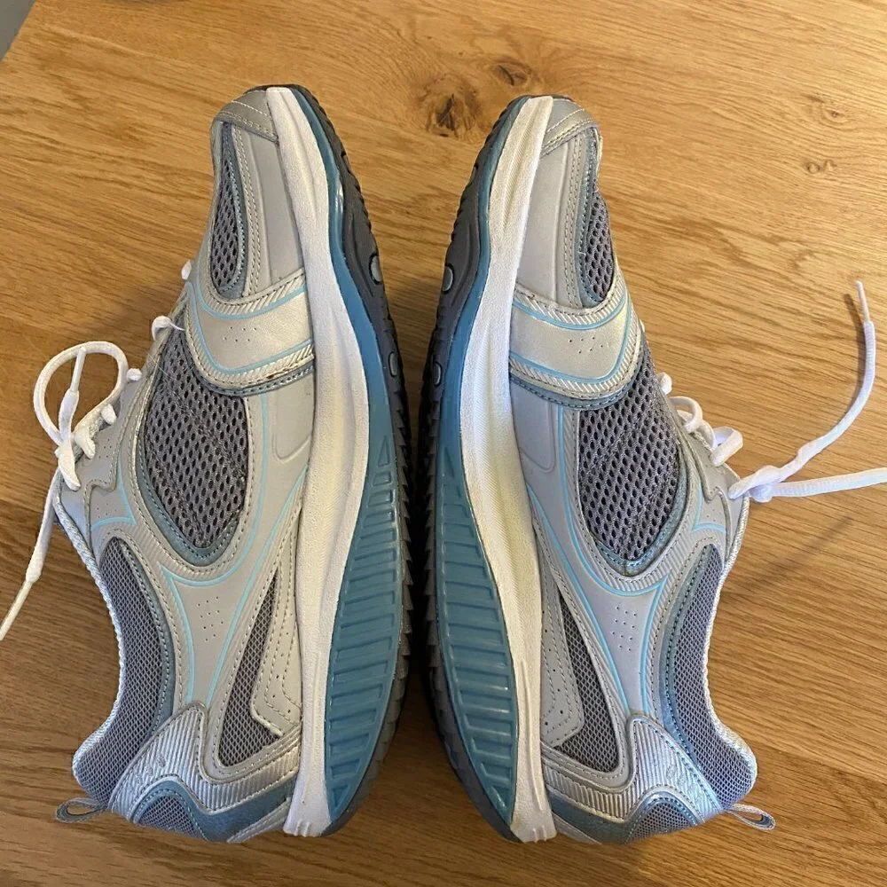 Sketchers Shape-Ups Y2K Blue/Silver Size 10